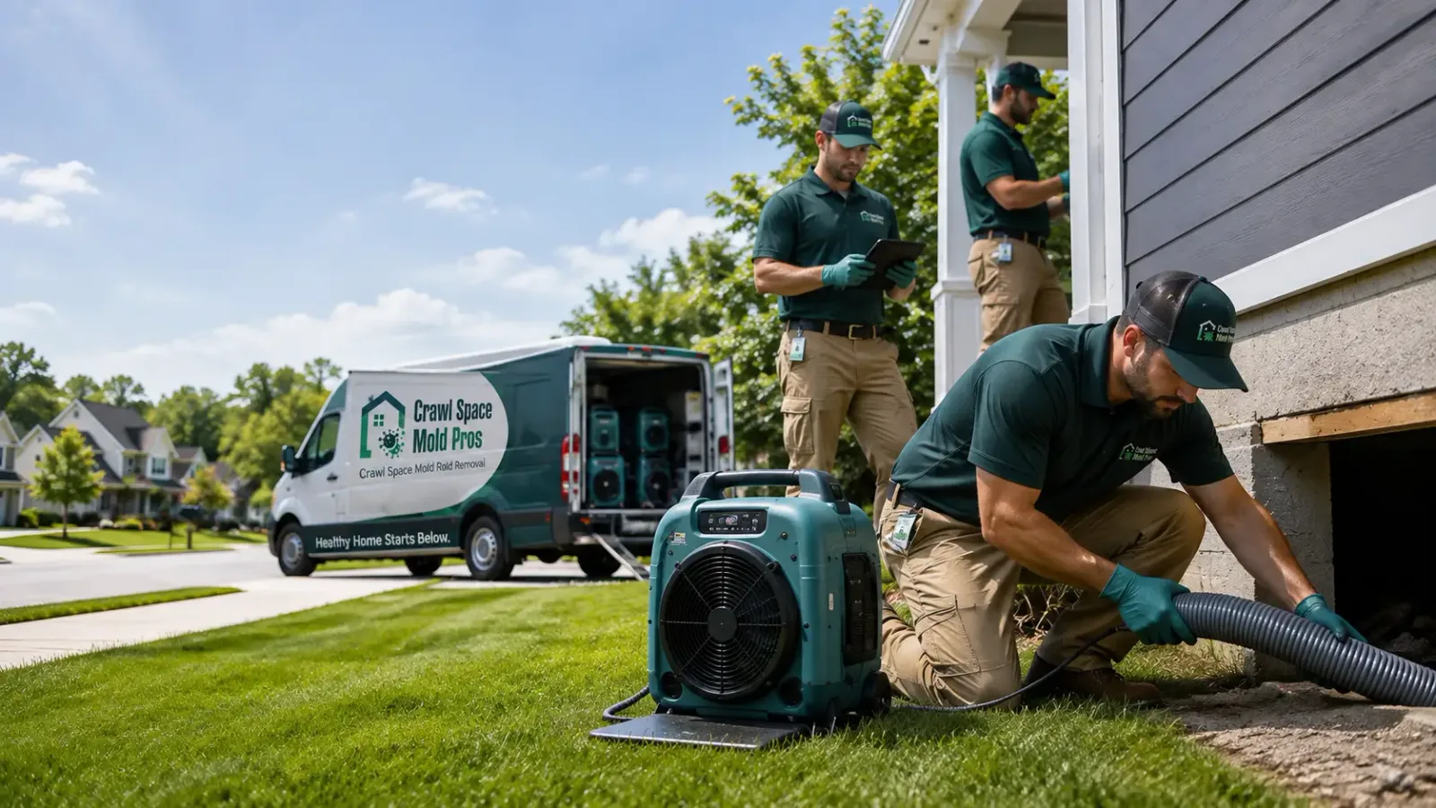 Crawl Space Mold Removal in Bowler, WI
